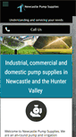 Mobile Screenshot of newcastlepumpsupplies.com.au